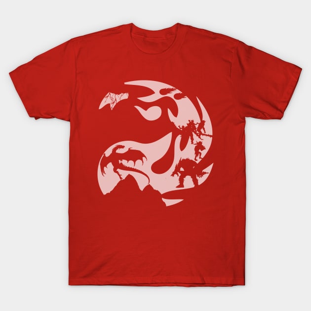 Red Magic T-Shirt by SirCrow